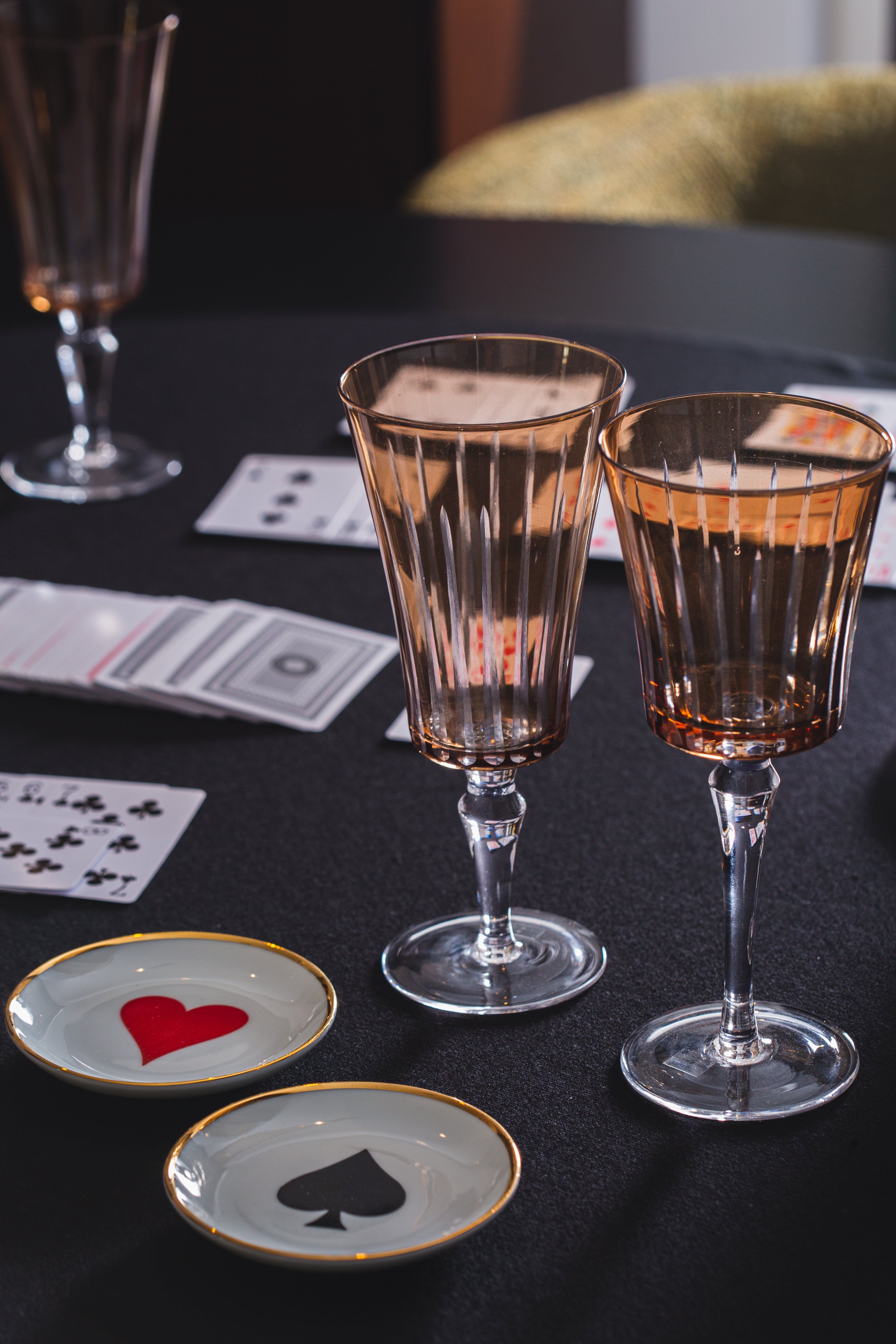 JOGO DE 06 TAÇAS PARA VINHO AMBAR