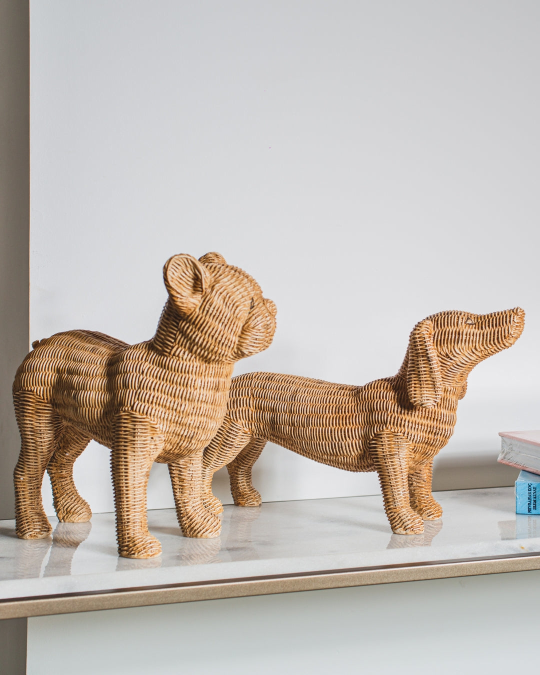 CACHORRO ESCULTURA DECORATIVA M