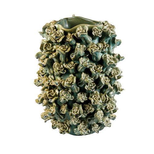 VASO FLOR DE CARDON VERDE (G)