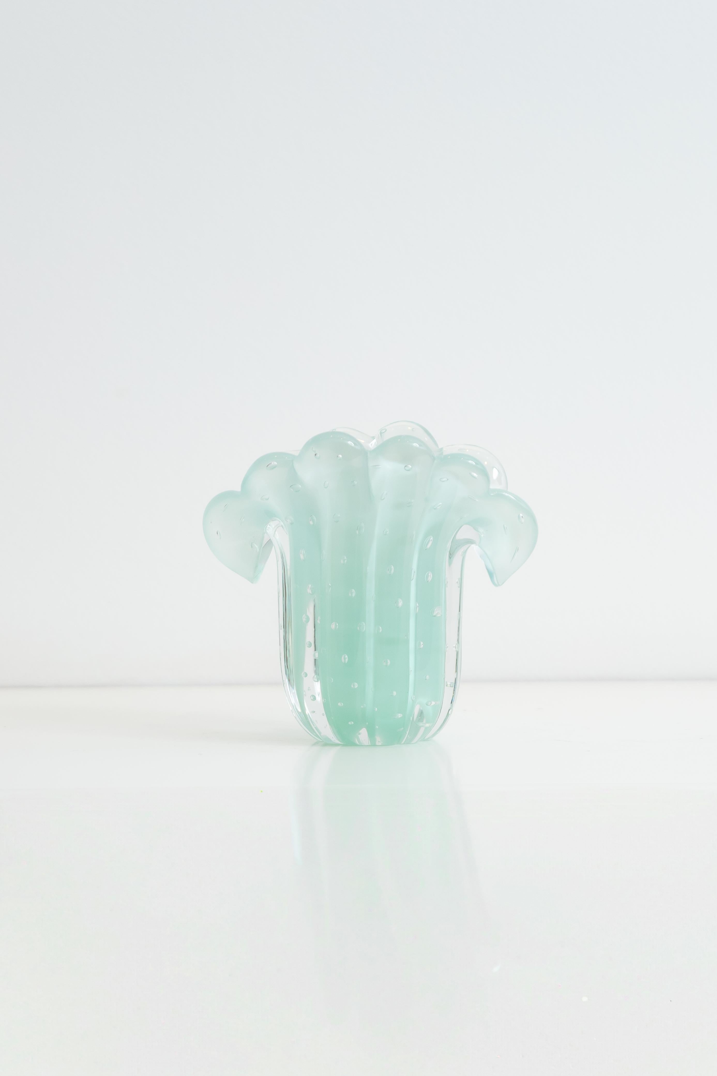 VASO MURANO VERDE ÁGUA