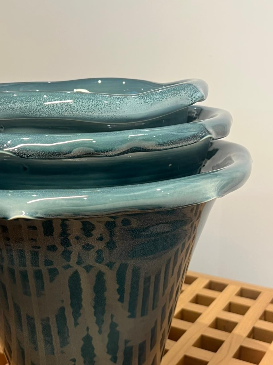 VASO LOTUS AZUL