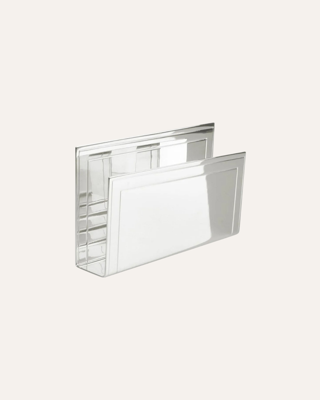 PORTA GUARDANAPO RETANGULAR COM FRISO ST JAMES
