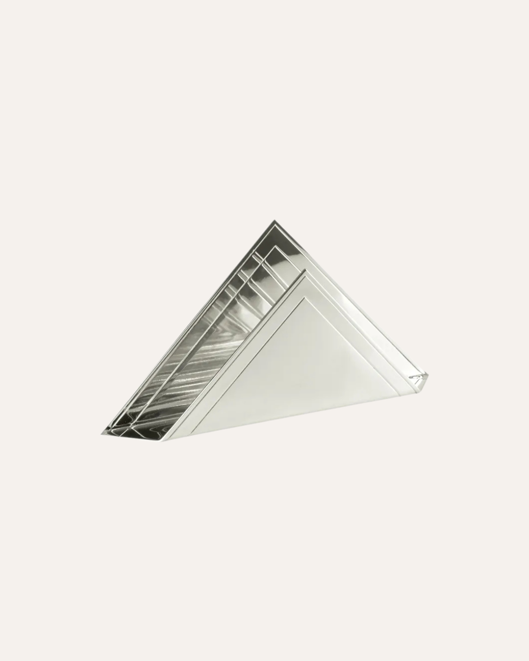PORTA GUARDANAPO TRIANGULAR COM FRISO ST JAMES