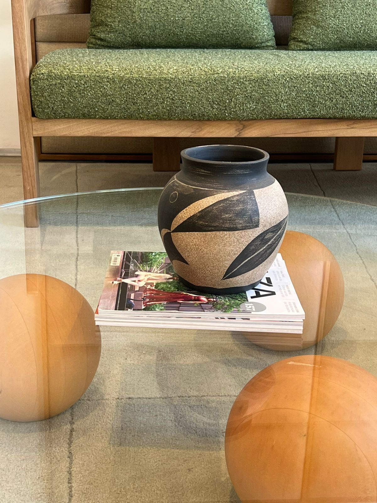 VASO CERAMICA BERBERE TINIRI PRETO
