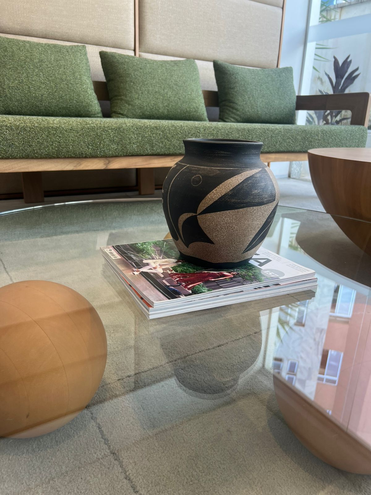 VASO CERAMICA BERBERE TINIRI PRETO